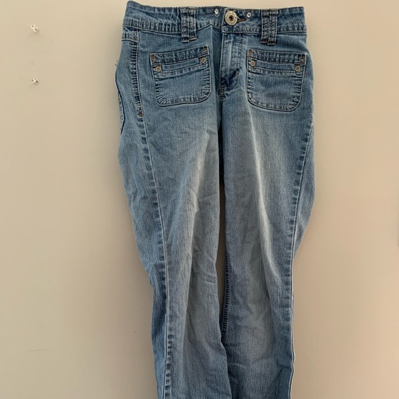 Blue low rise jeans - Picture 1 of 3